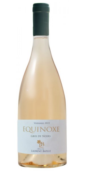 LAURENT BATTLE "ÉQUINOXE" GRIS DE NOIRS 2024