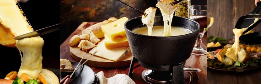 Fondue au fromage, Raclette